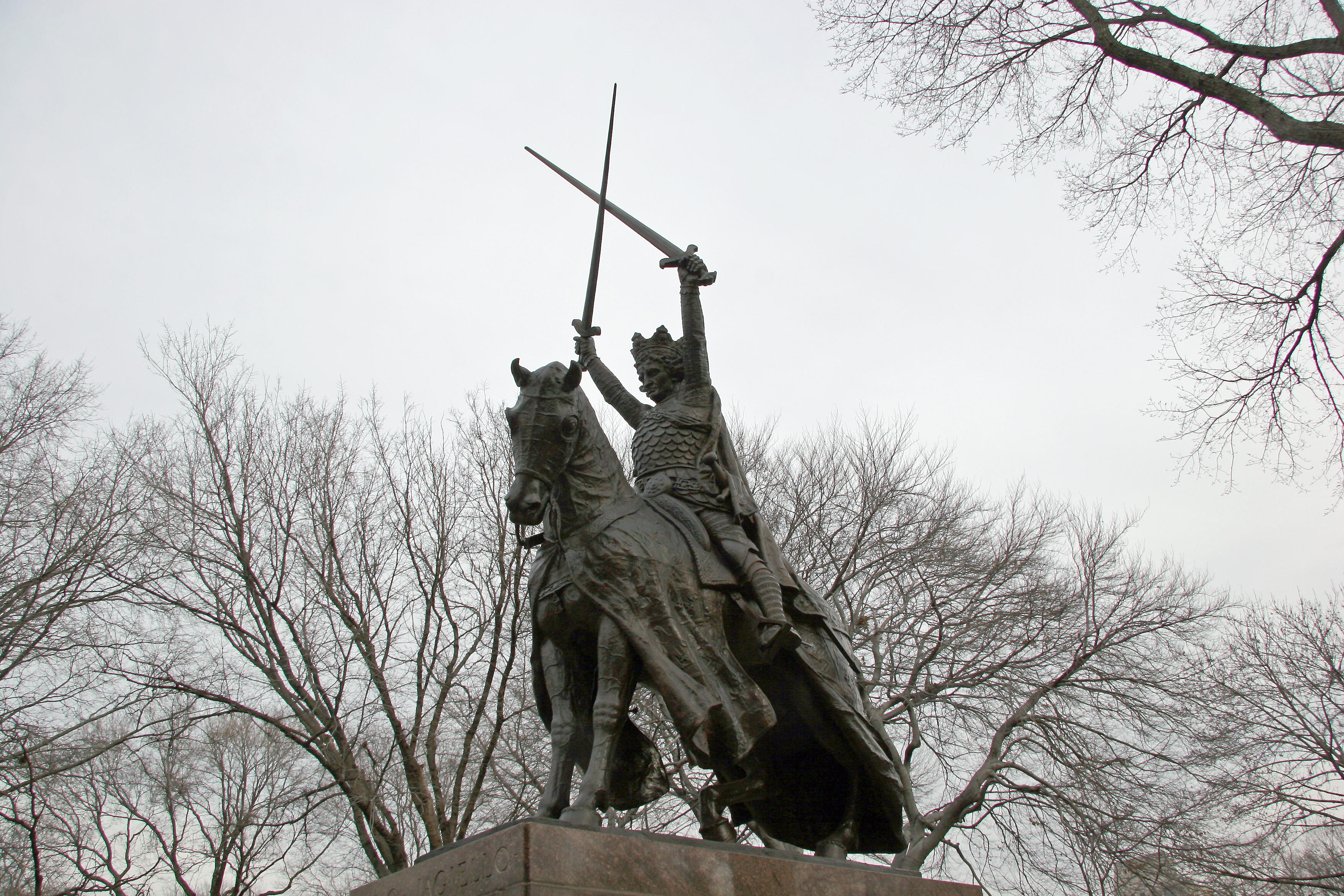 Polish King Jagiello near the Great Lawn