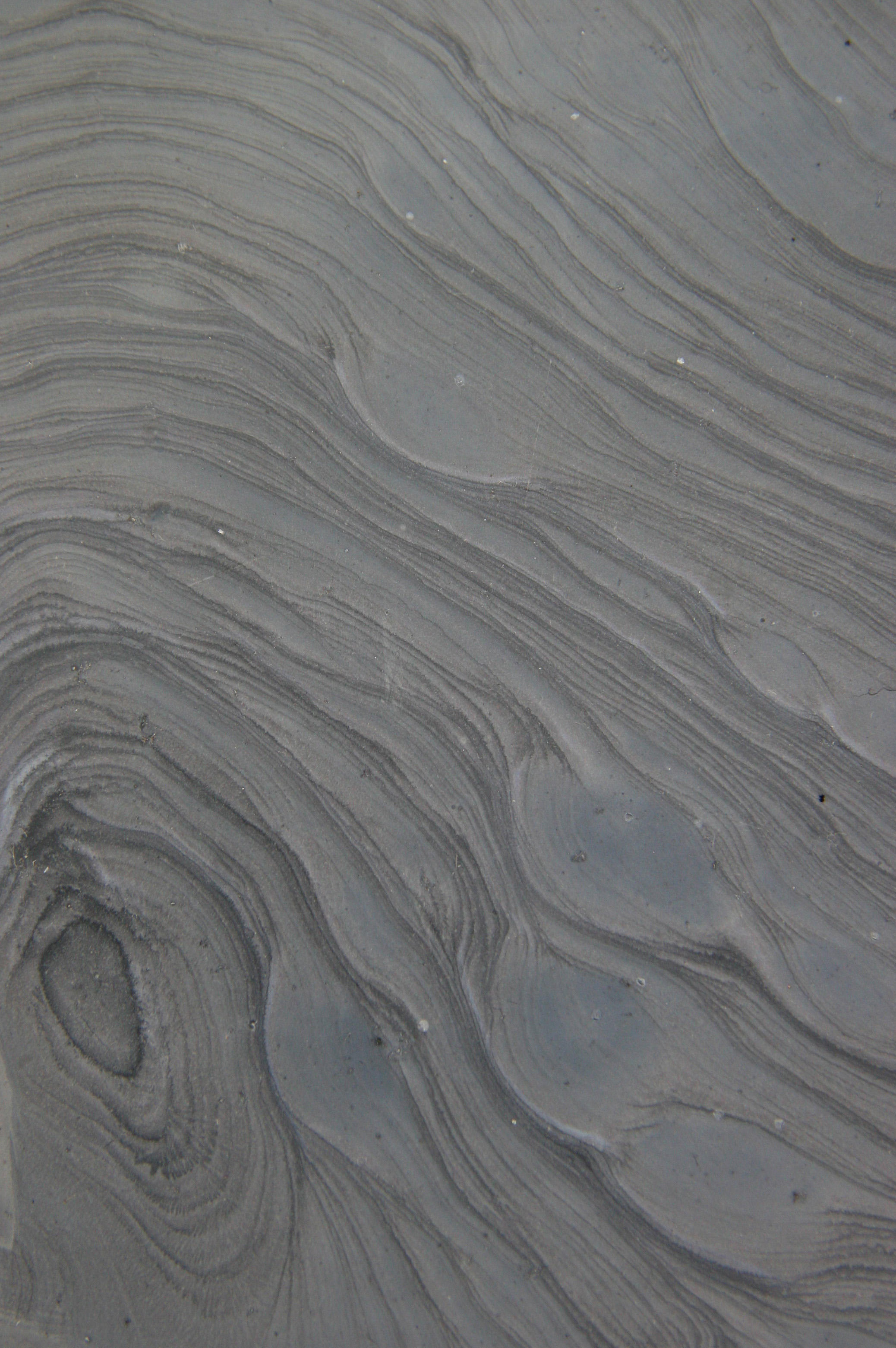 Water Residue in the Bottom of a Glass Bowl