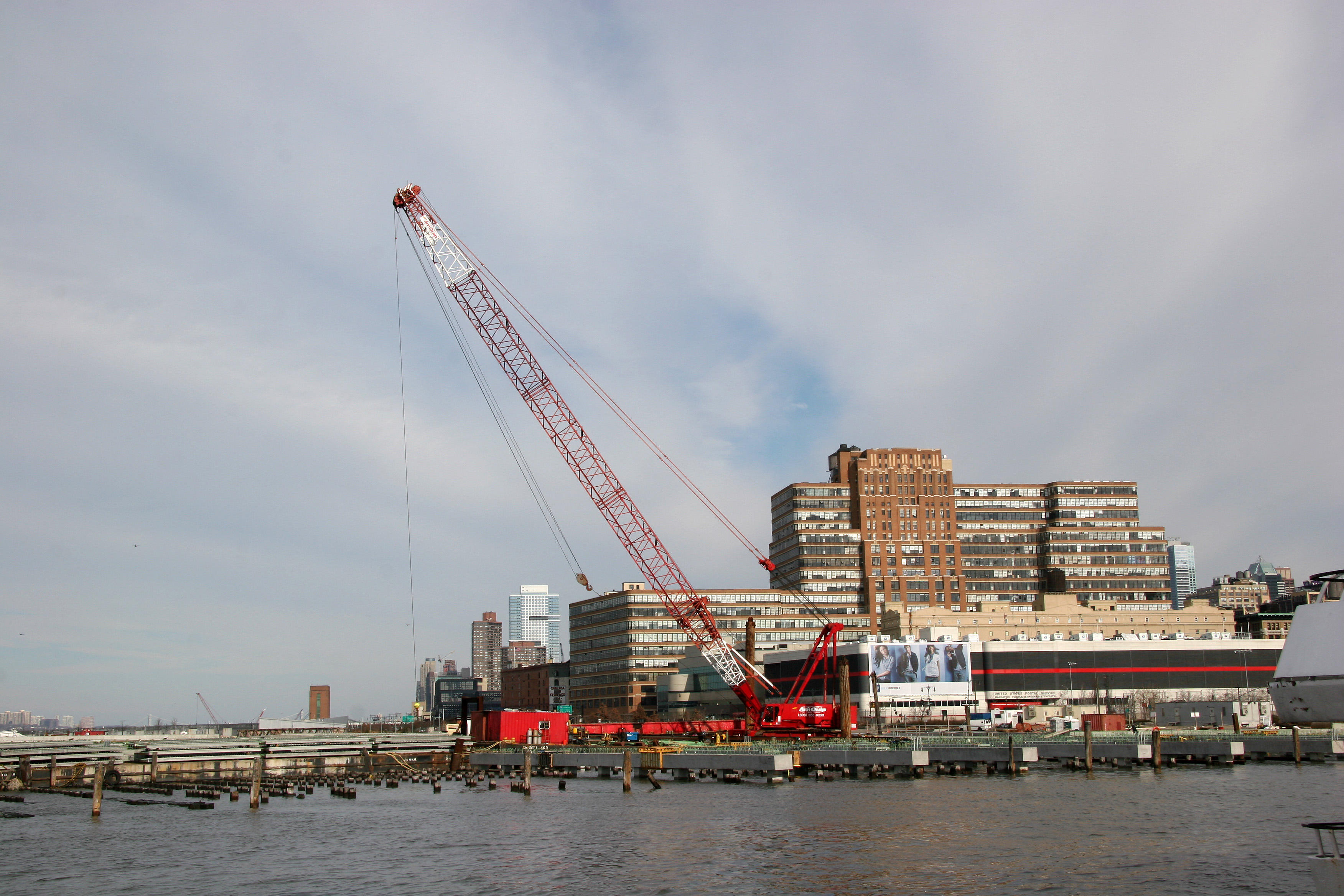 Chelsea Pier Construction - North View