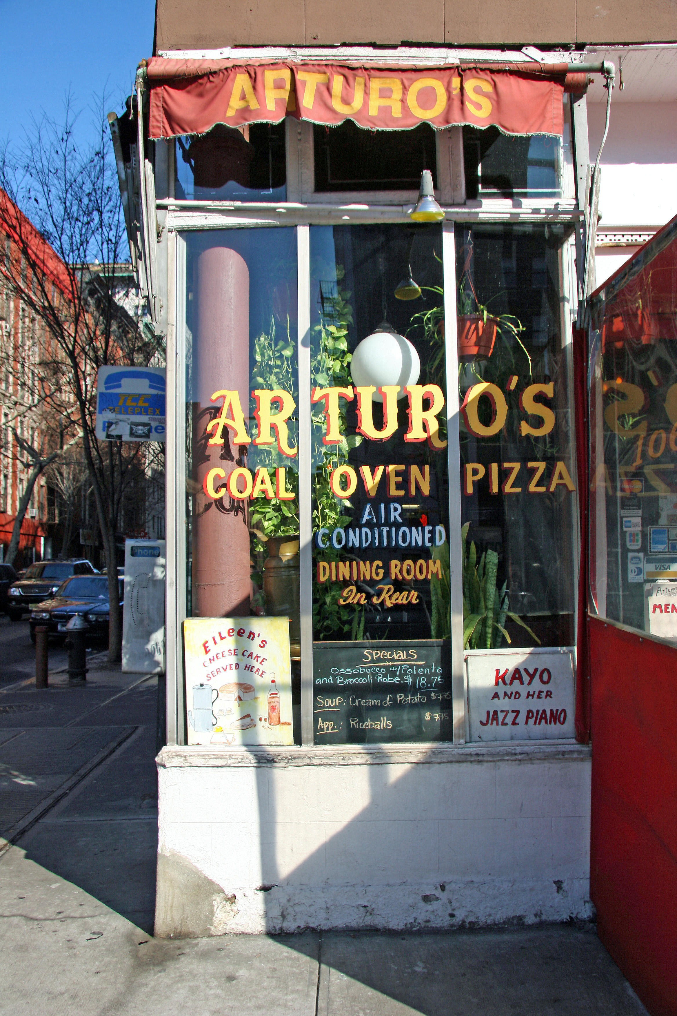 Arturos Italian Restaurant at Thompson Street