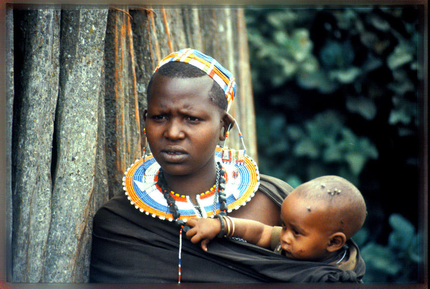 Maasai mother, Tanzania