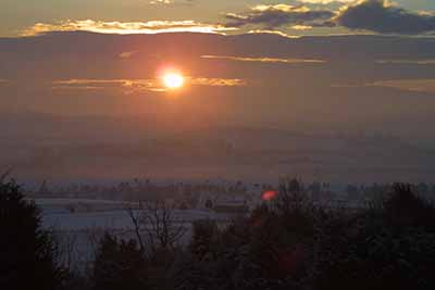 Sunrise;  Shenandoah Valley, VA