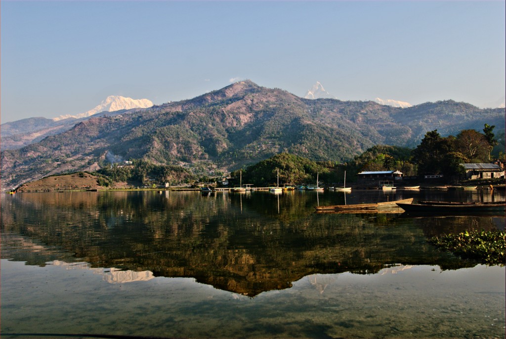 Morning at the Pkhara Lake