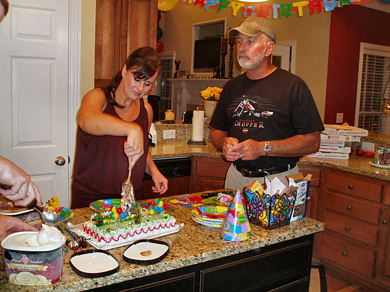 Mommy and Granddad Lee