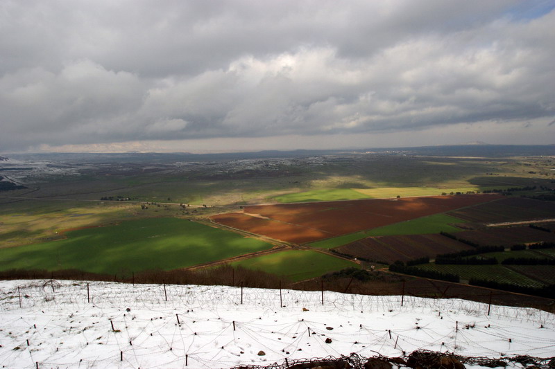 snowy Golan heights, Israel Feb 2006  