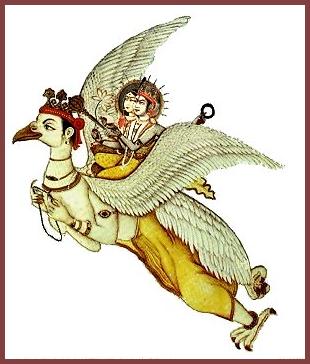 Vishnu and Garuda