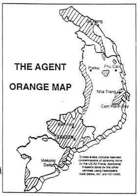 Agent orange map