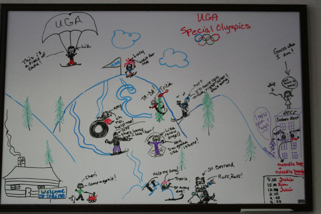 LISA AND TRICIAS WORK BOARD