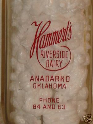 Hammerts Riverside Dairy Milk Bottle