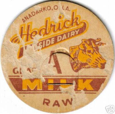 Hedrick Dairy Milk Bottle Cap