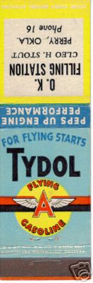 OK Perry O.K. Filling Station Tydol Flying A matchbook.jpg