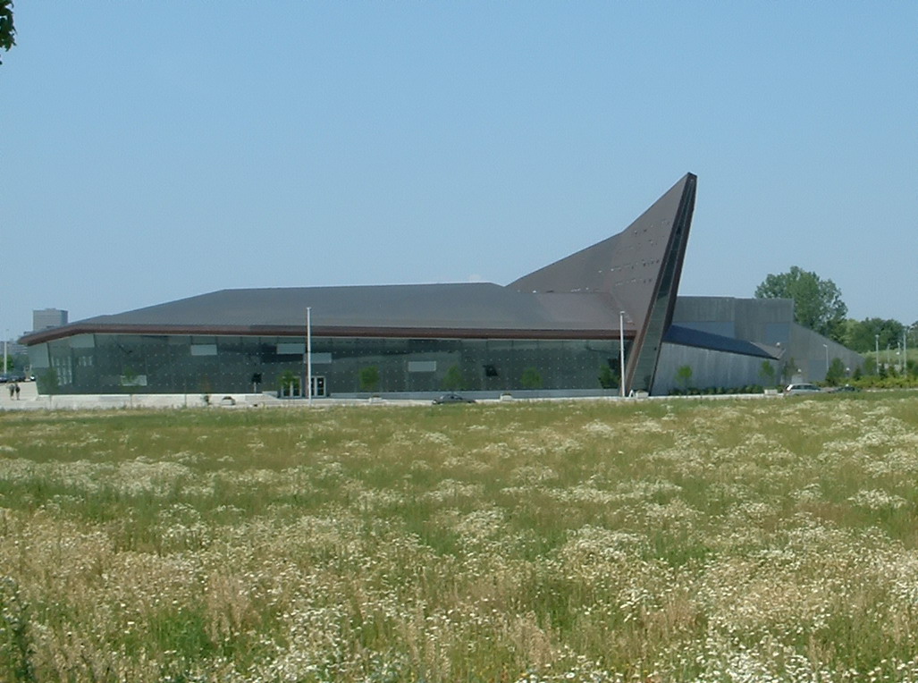 Museum in distance to show size
