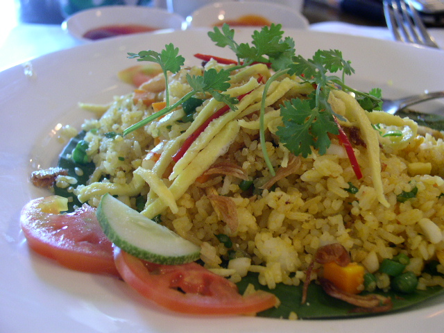 ciao cafe shrimp fried rice