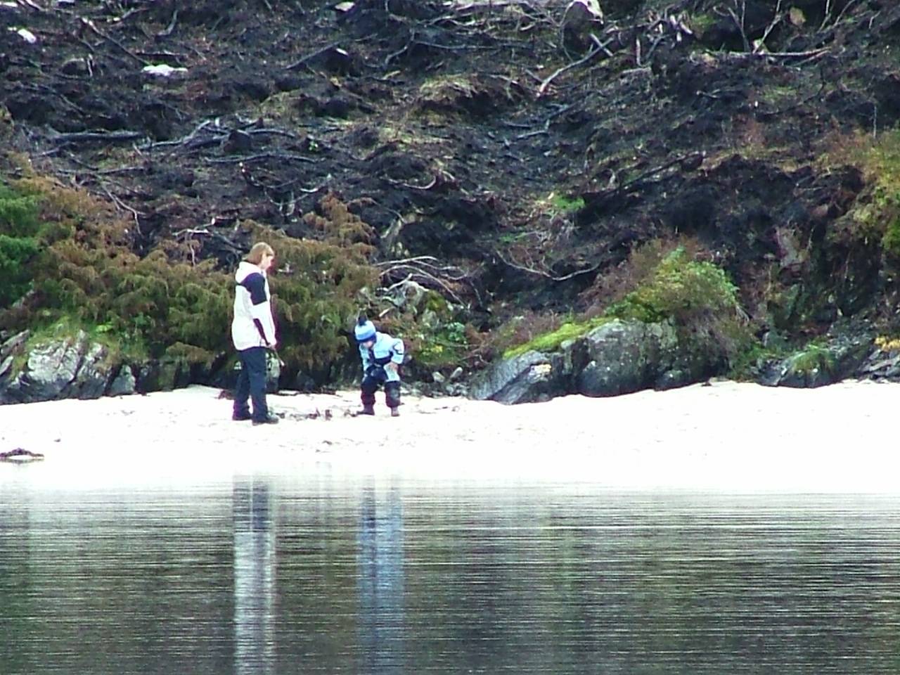 Mathias i Gjerdhaugviki- with his Aunt Hilde Nesse