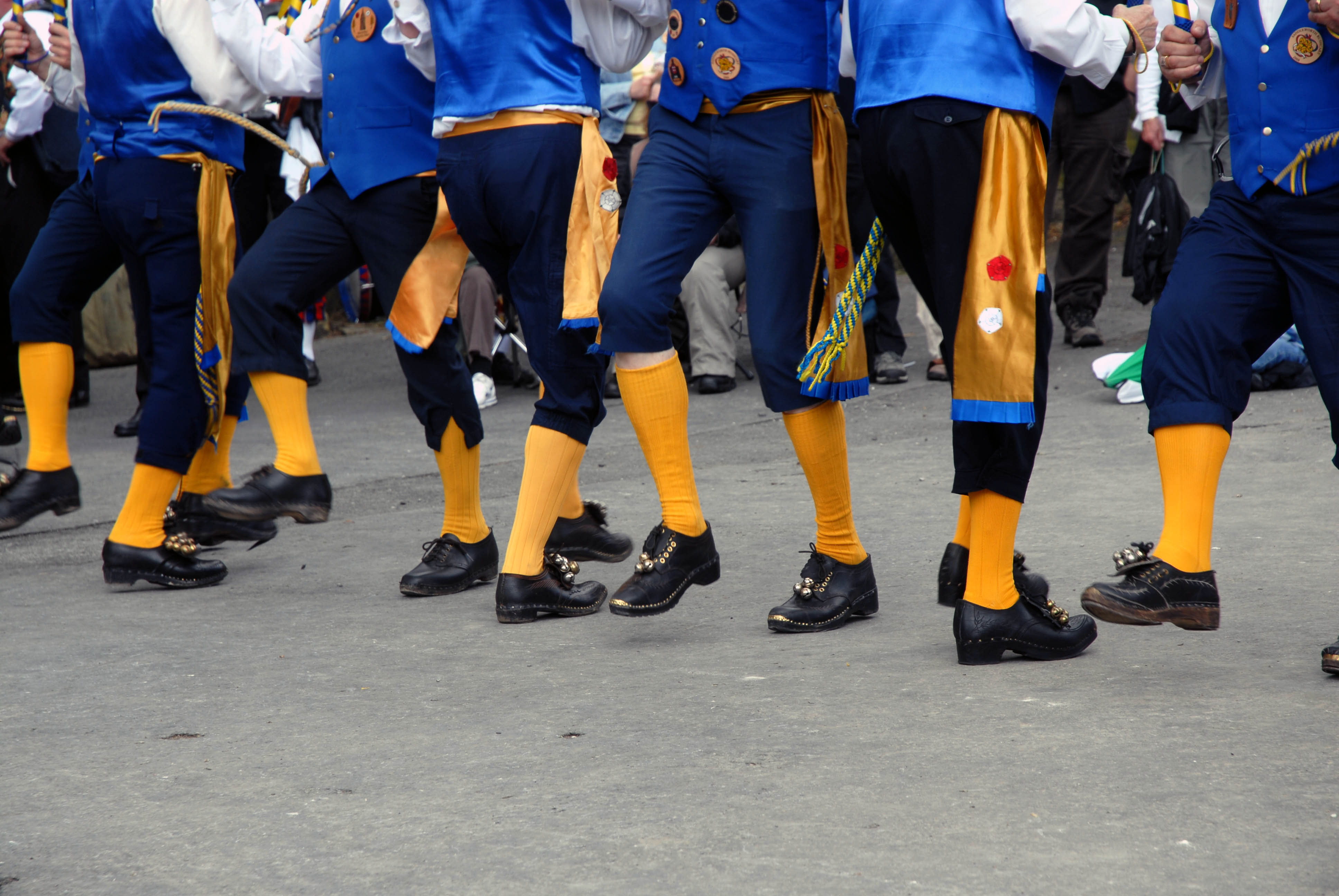 The Feet of the Morris Men Dancers