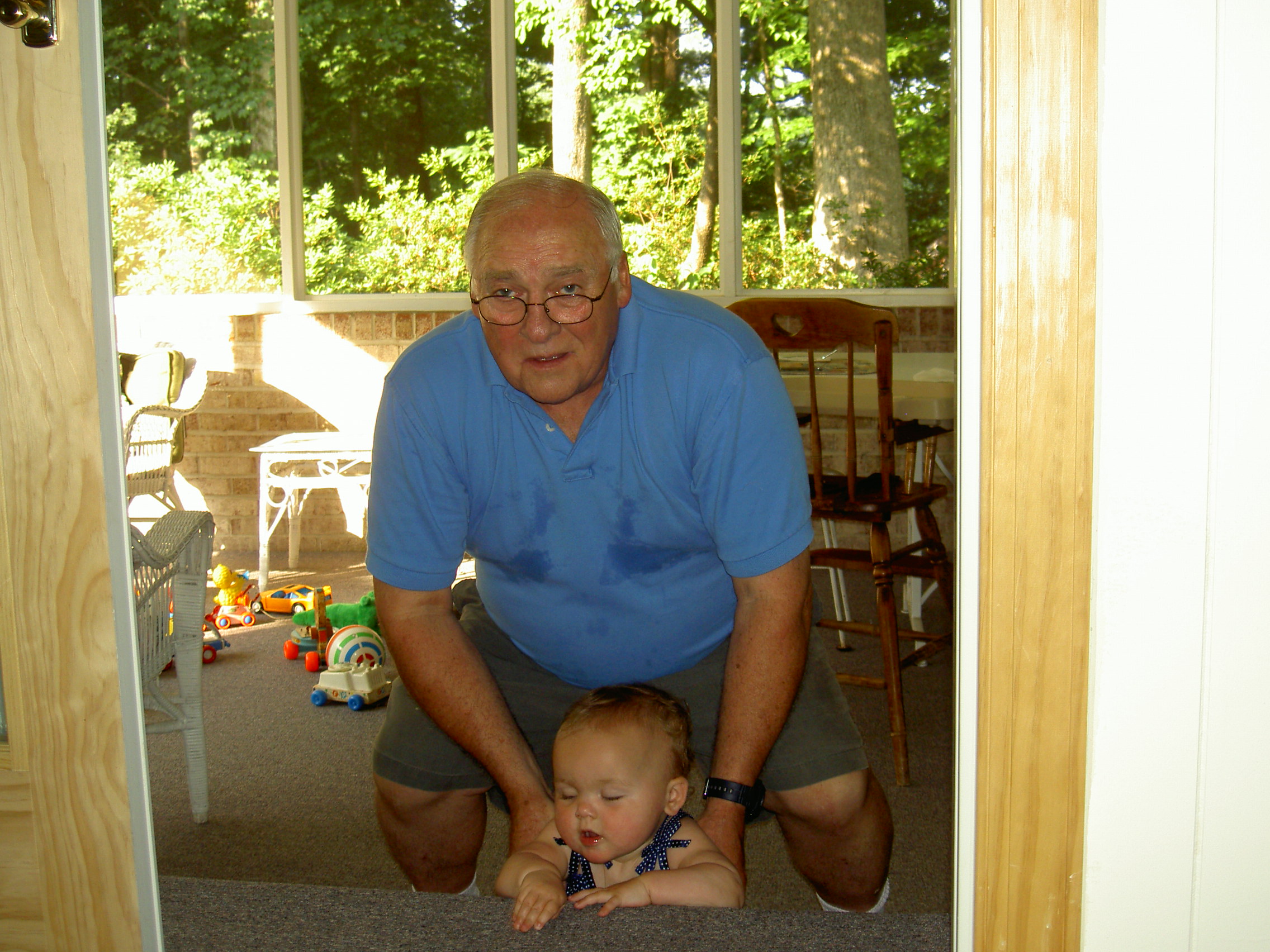 with my papa