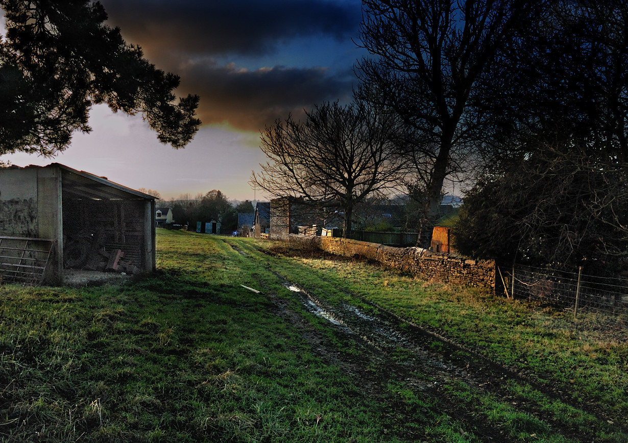 Farm track, Lower Heyford