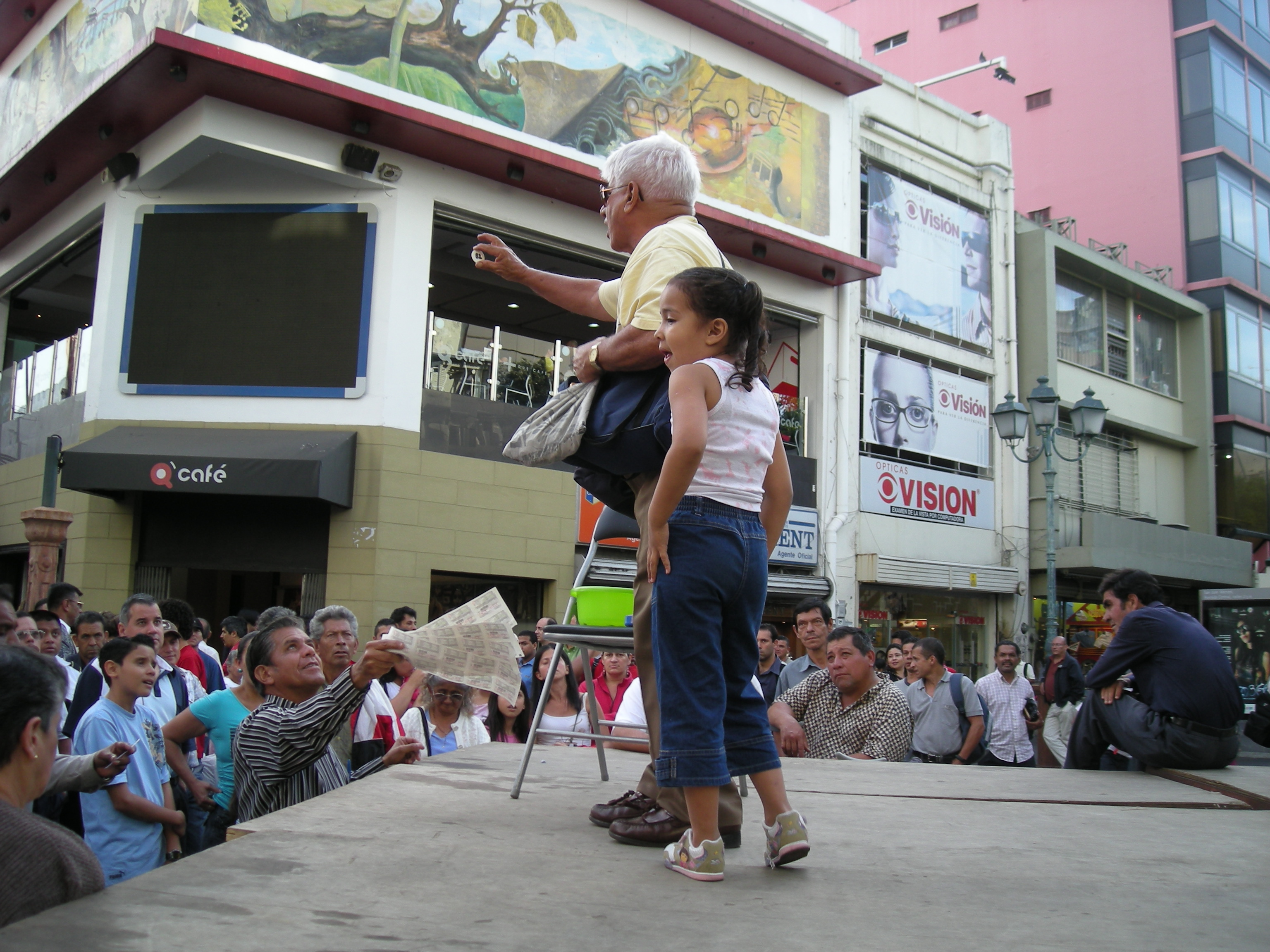 A real time lottery, prizes every 5 minutes, in San Jose, Costa Rica.