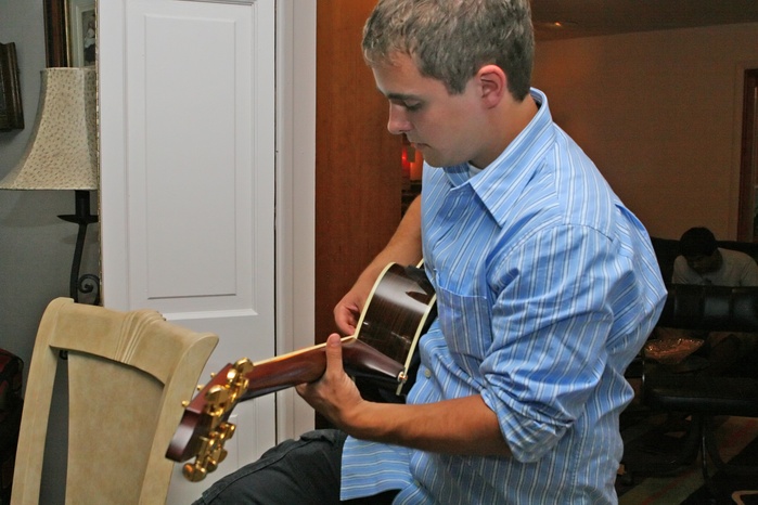 sammy on guitar