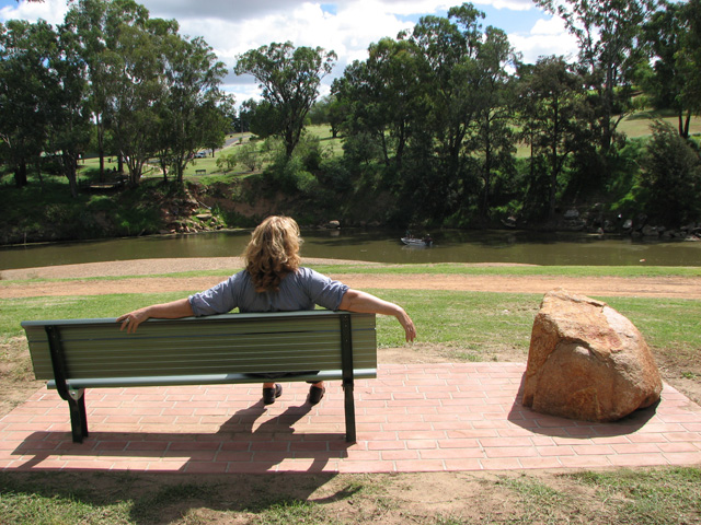 Wonderful view from Sarahs memorial bench