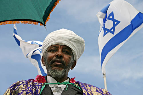 Ethiopian Kessim at Sigd festival, Jerusalem