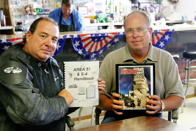 Chuck Clark author of Area 51  S-4 Handbook & Emilio Scotto