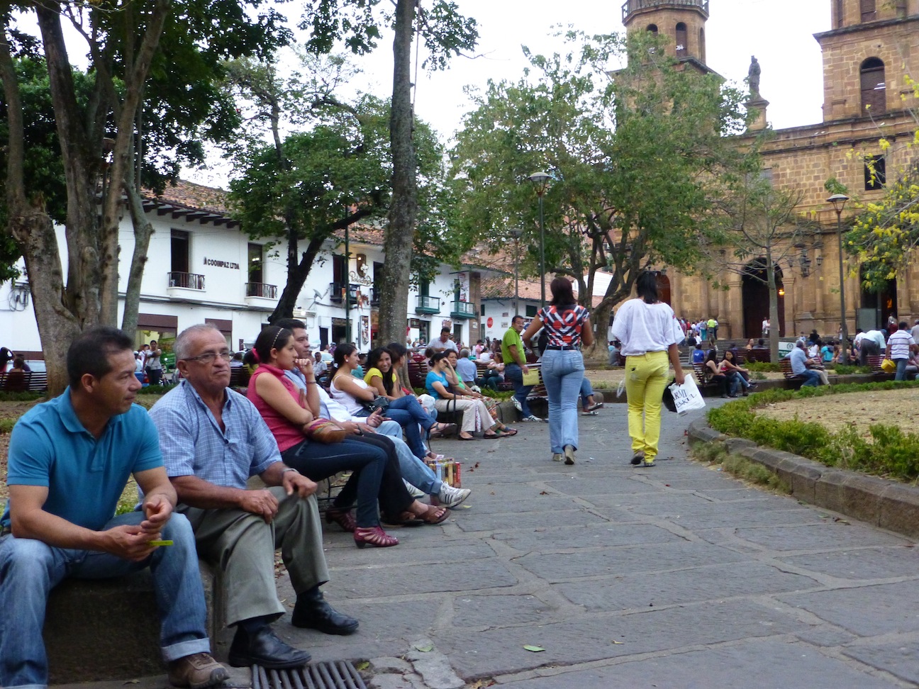 Plaza in San Gil 