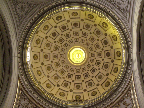 Ceiling in church