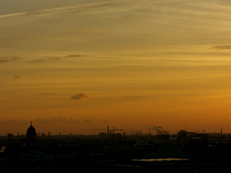 Evening sky, Berlin