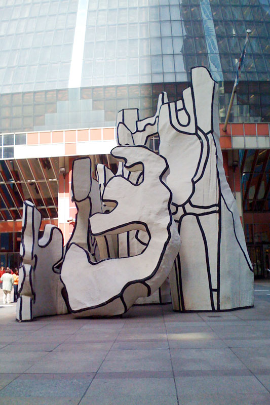 Monument with Standing Beast, Jean Dubuffet, Thomson Mall, Chicago Public Art