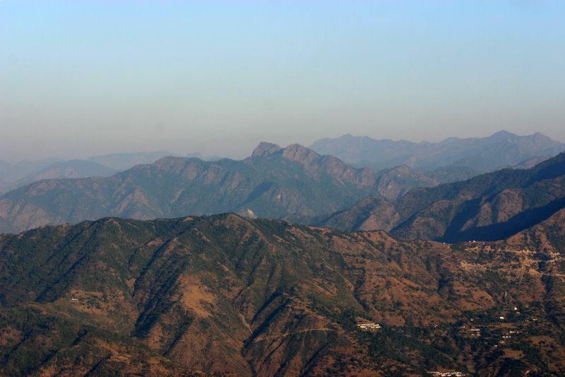 View from the Kunjapuri Devi temple, Uttaranchal