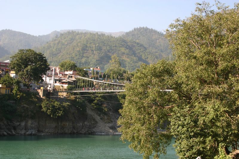 Beautiful bridge, Rishikesh, Uttaranchal, India