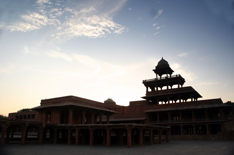 Dusk approaches, Fatehpur Sikri, India