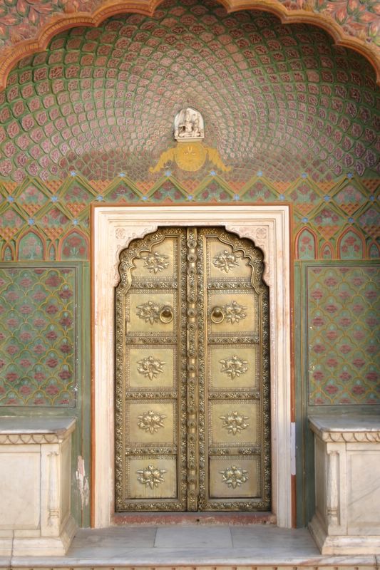 Colored entrance 1, The City Palace, Jaipur