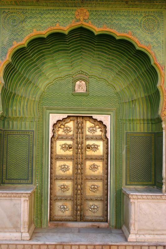 Colored entrance 2, The City Palace, Jaipur