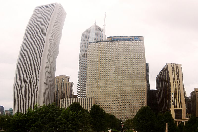 Aon Building twisted, Chicago