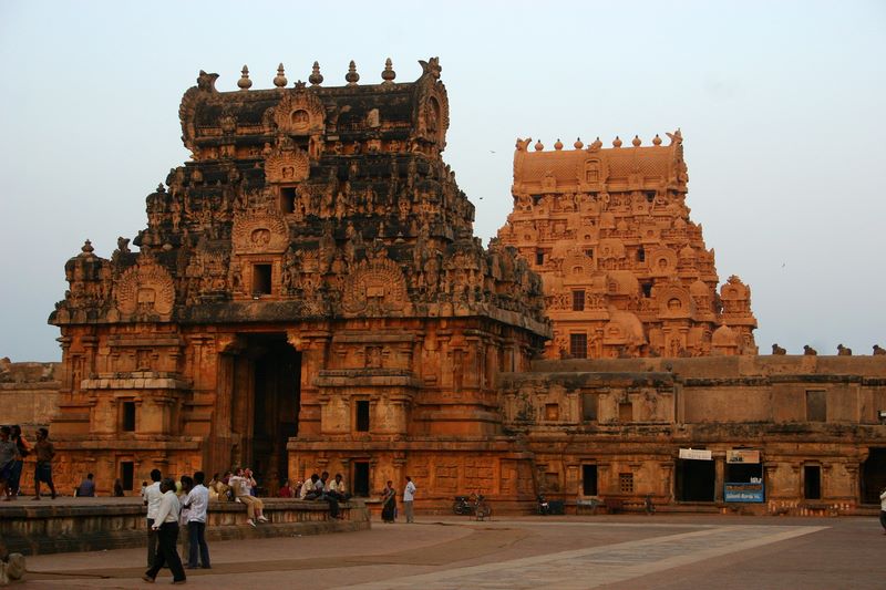 Keralaanthakan Tiruvayil and the Rajarajan Tiruvayil, Brihadeeswara Temple, Thanjavur, India