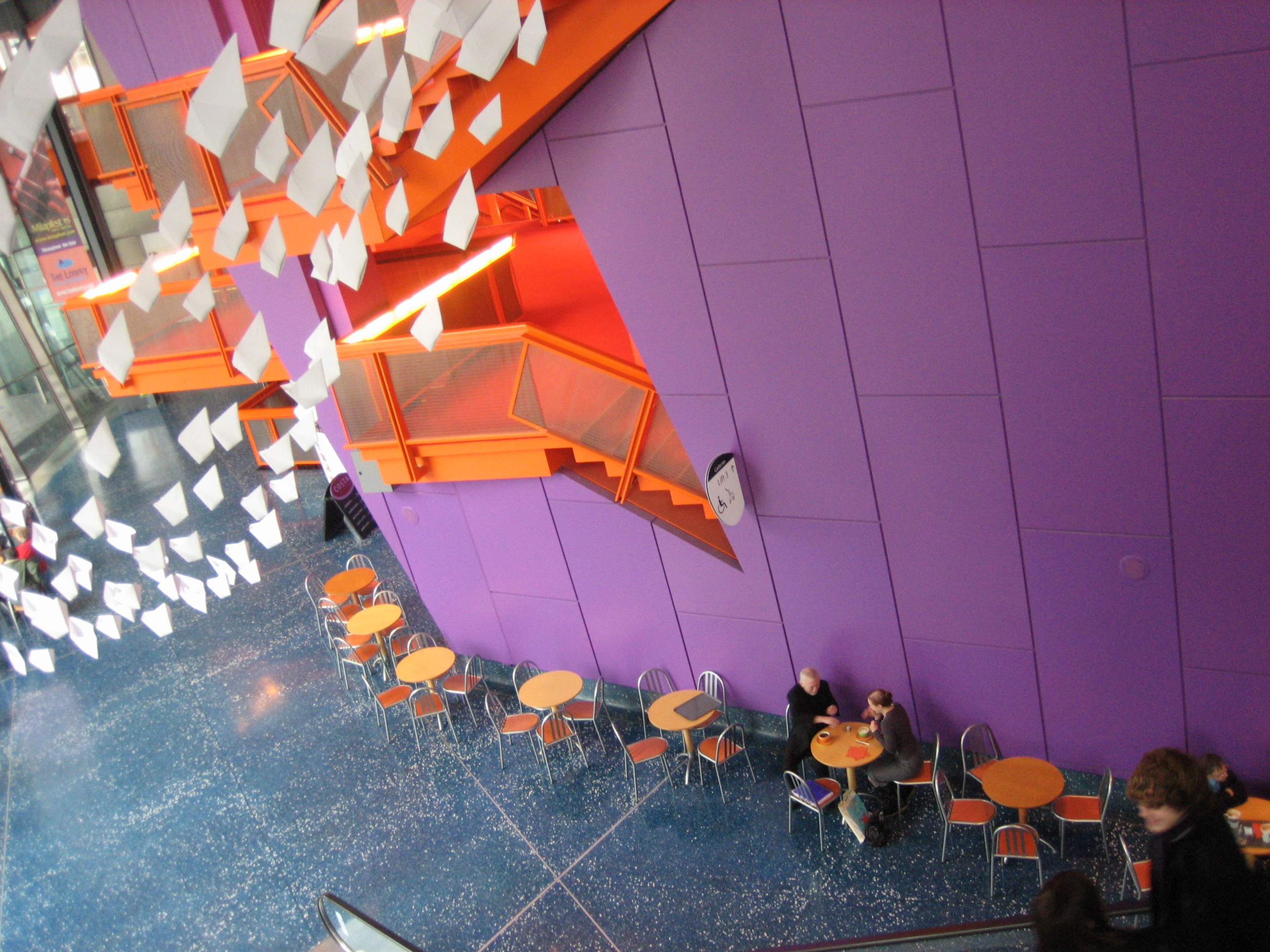 Lunch time in The Lowry