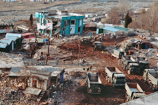 Earthquake damage