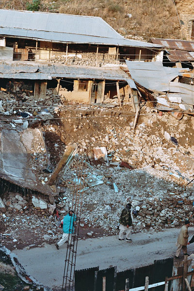 Earthquake damage