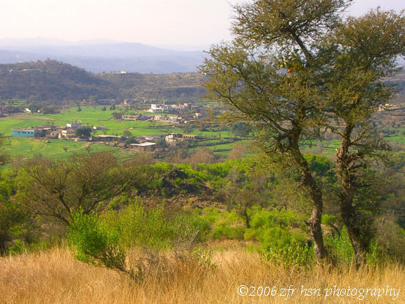 Tarnote view, a village near Jarai