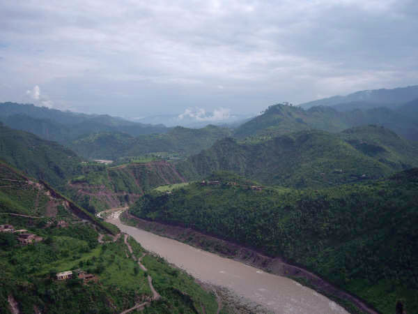 Kotli river frm other side