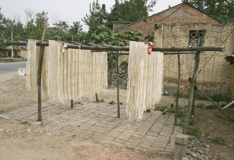 Hu Xian Farmers Village - Noodles Drying