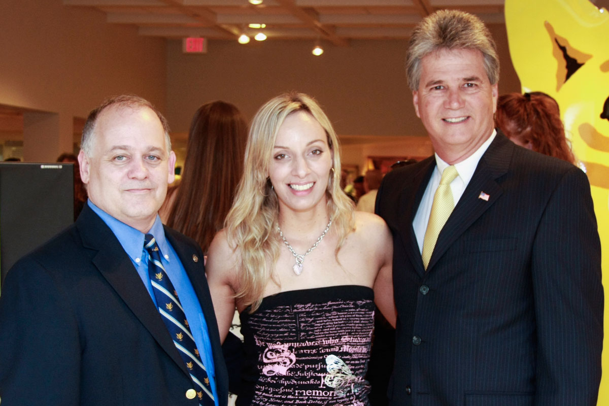 Vince Boccard, Marc Gagnon and Amy Vitale