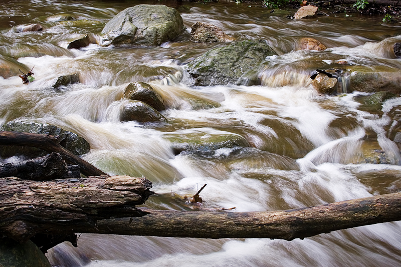 Fast-moving stream