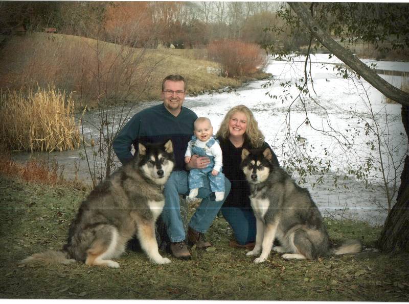 Susie Pierson (nee Bolton) and family