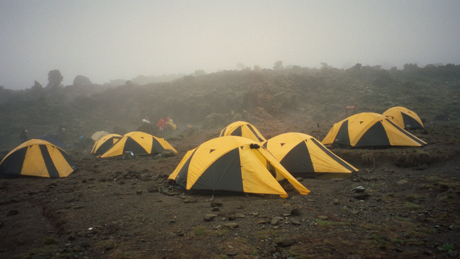 Shira Plateau camp