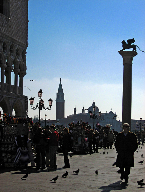 On the Piazzetta San Marco looking towards San Giorgio .. 3061