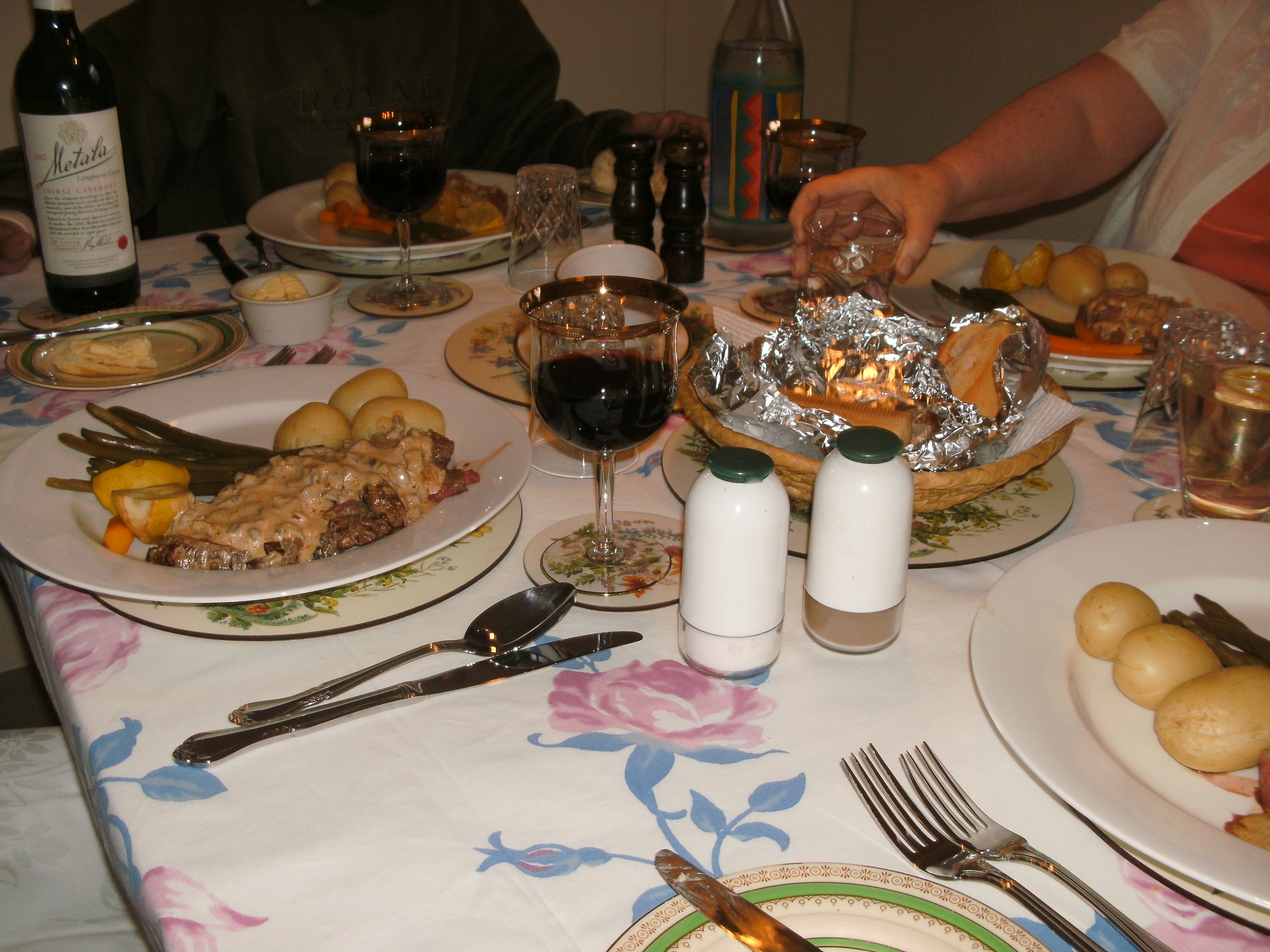 A friends birthday dinner.