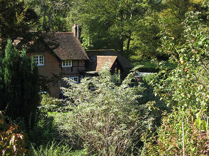 secluded house